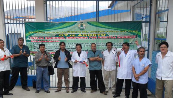 70% de médicos de Pucallpa acatan huelga nacional