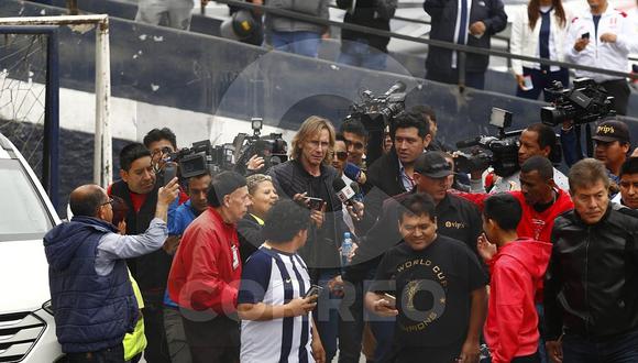  Alianza Lima vs. Sporting Cristal: Ricardo Gareca asistió al estadio Matute y es recibido entre aplausos