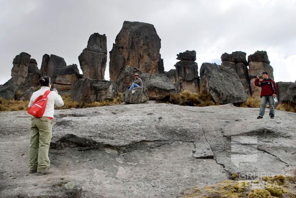 El guardián de las piedras en Cerro de Pasco 