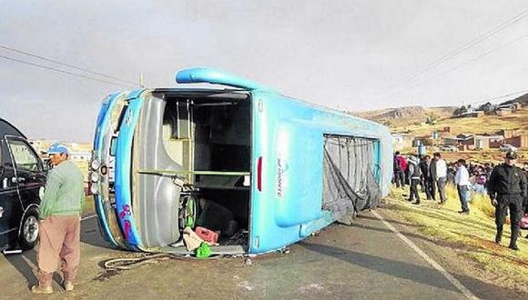 Dictan prisión preventiva para chofer que causó accidente en Puno 