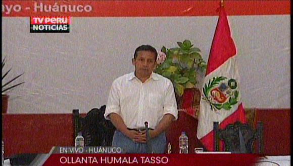 Humala encabezó Consejo de Ministros Descentralizado en Huánuco