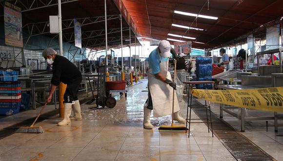 Mercado El Palomar Pesquero cierra 4 días por desinfección