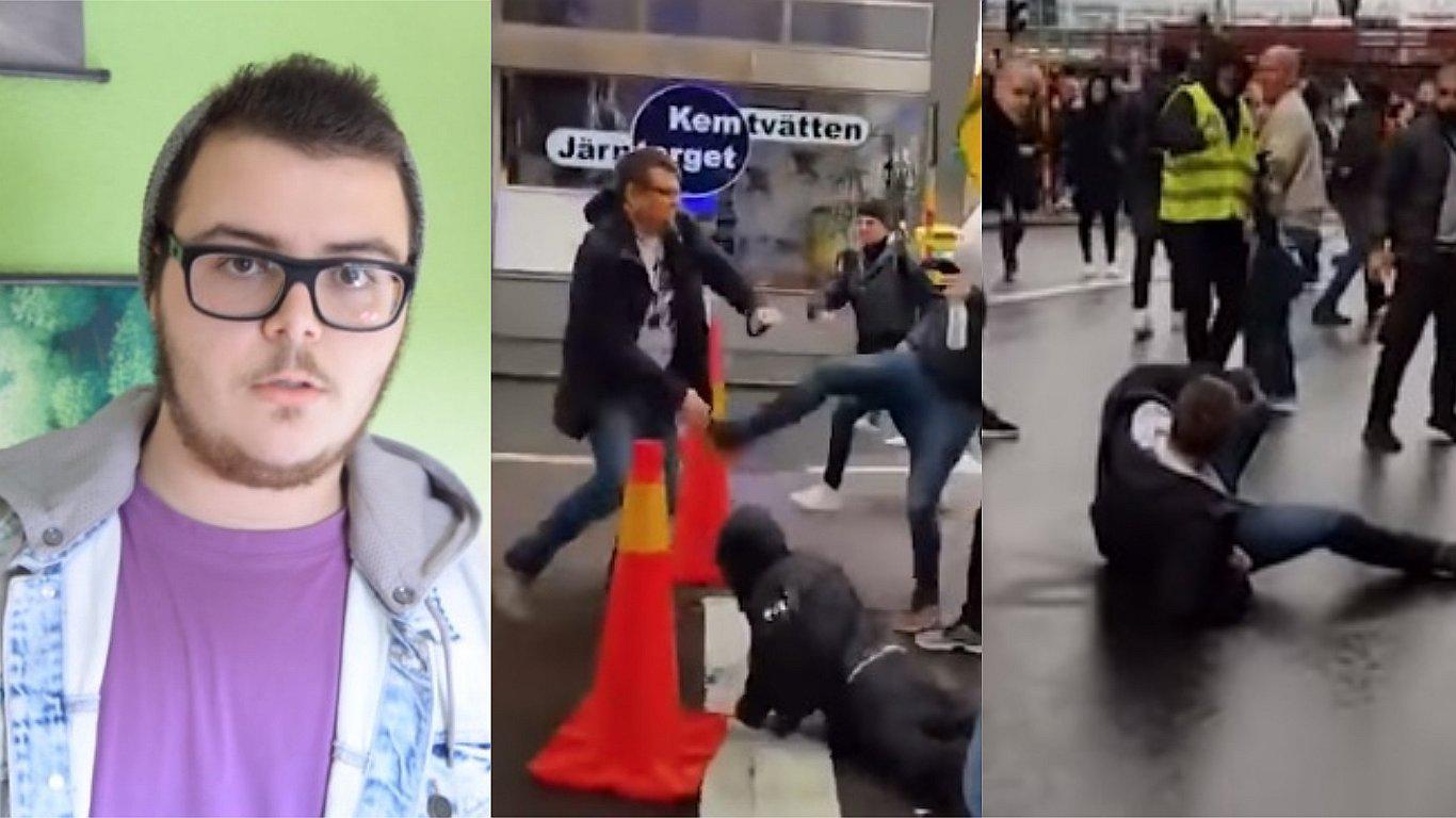 Suecia: Agreden a youtuber que vestía un polo del dictador español Francisco Franco