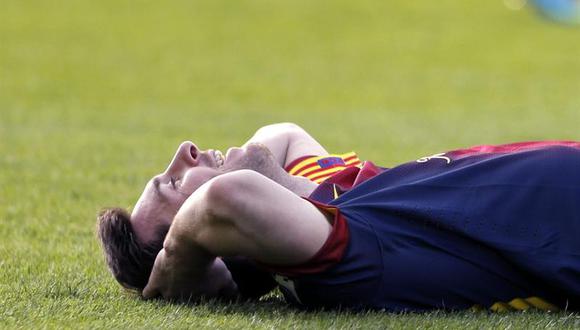 Lionel Messi es baja para los próximos encuentros del Barcelona