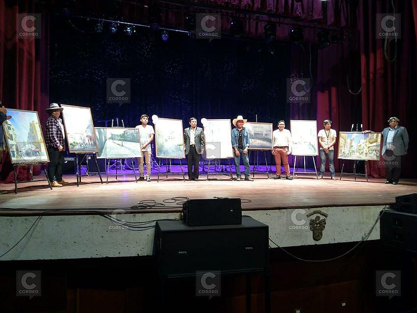 Artistas arequipeños ganaron concurso de pintura rápida en acuarela