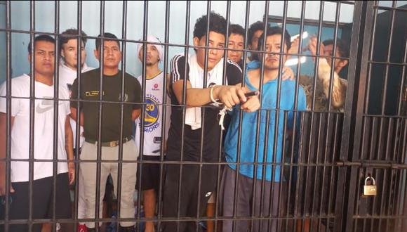 Los internos, entre ellos, 4 venezolanos, 4 peruanos y 1 ecuatoriano, suscribieron un acta con la fiscal pidiendo que sean llevados a otro penal del país