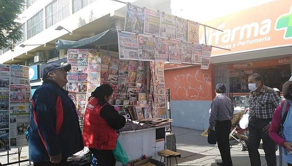 ​Venta de periódicos se ha reducido en 50% en Arequipa