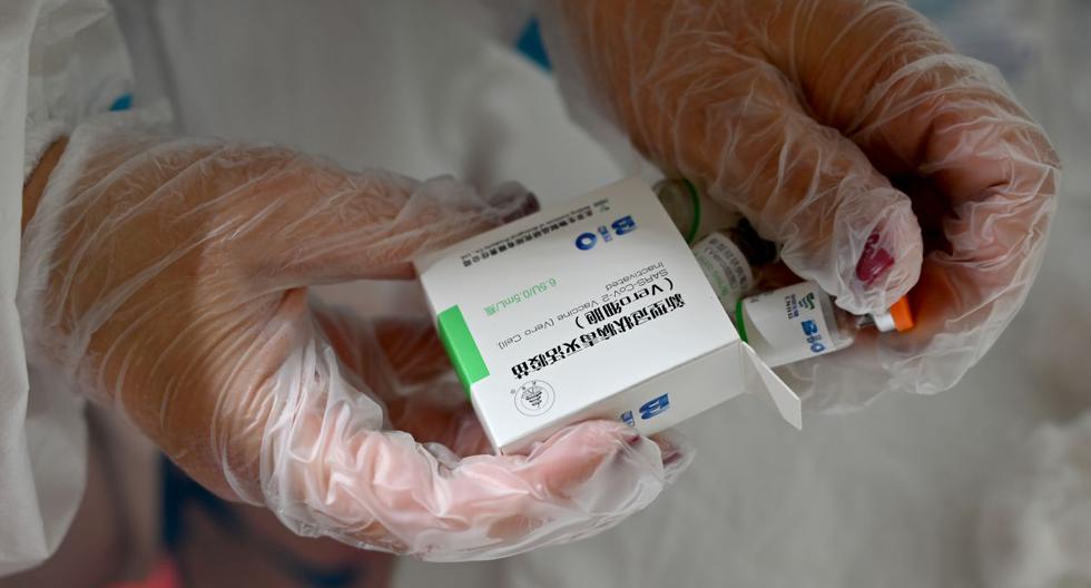 Un trabajador de la salud prepara una dosis de la vacuna Sinopharm de fabricación china en Belgrado (Serbia), el 25 de enero de 2021. (Andrej ISAKOVIC / AFP).