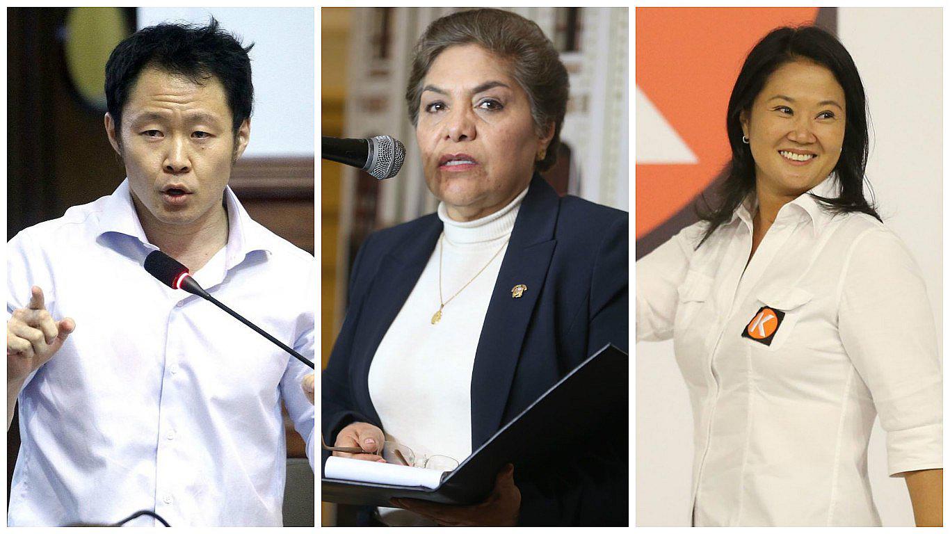 Kenji Fujimori es ahora criticado y Luz Salgado dice que Keiko es la candidata y líder natural