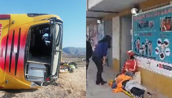 ​Arequipa: Heridos en accidente fueron atendidos en pasadizos del hospital (VIDEO)