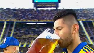 Carlos Zambrano celebró bebiendo cerveza tras salir campeón en Boca Juniors