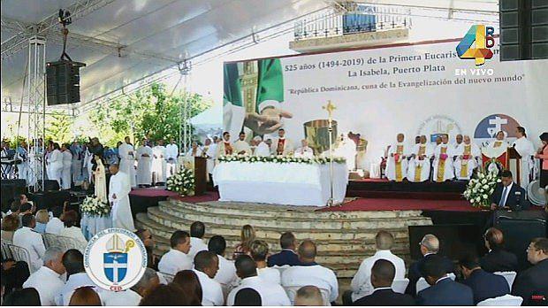 ​Iglesia católica celebra 525 aniversario de primera misa oficiada en América