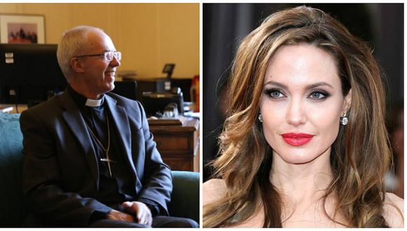 Angelina Jolie no usó prenda íntima en visita a arzobispo y desata polémica (FOTOS)
