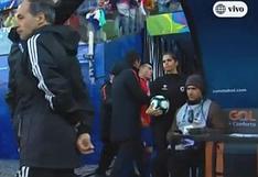 Argentina vs. Chile: Gary Medel insulta a Lionel Messi luego de expulsión