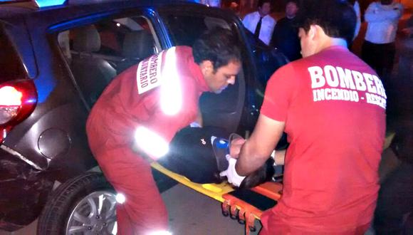 Trujillo: Mujer resulta herida en accidente de tránsito (VIDEO)
