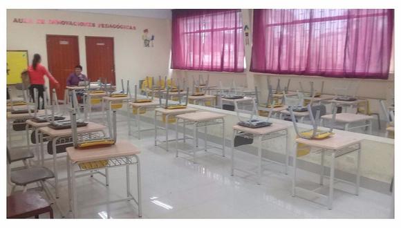 La Libertad:  Protestas de docentes siguen en Trujillo y las aulas lucen vacías (VIDEO)