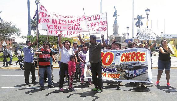 La Libertad: Pobladores piden que terminal no sea clausurado