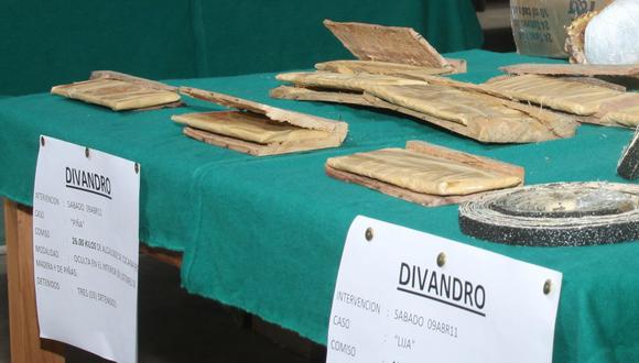 Cusco: falso albañil trasladaba droga en sus herramientas 
