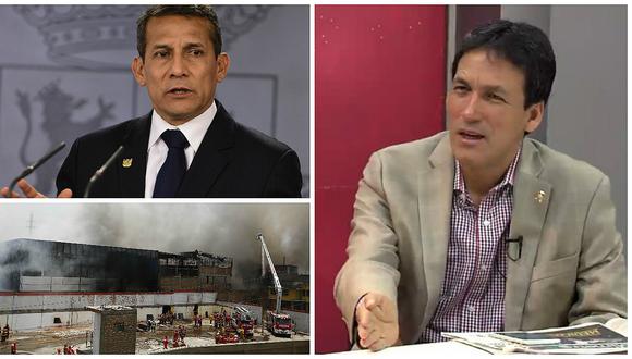 Segundo Tapia: Fuego destruyó documentos que "comprometen al gobierno humalista"