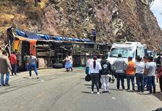 Despiste de bus en Ayacucho deja tres fallecidos