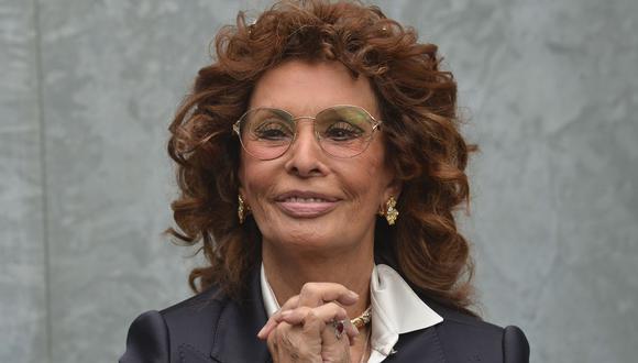 Sophia Loren se llevó el premio David de Donatello a Mejor actriz por “La vida por delante”. (Foto: AFP/Tiziana Fabi)