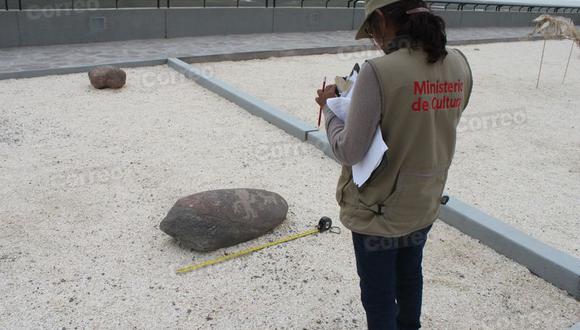 Municipio de Ite sería multado hasta con 1,000 UIT por remover petroglifos