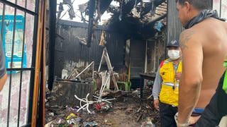 Voraz incendio reduce a cenizas una galería en Nasca