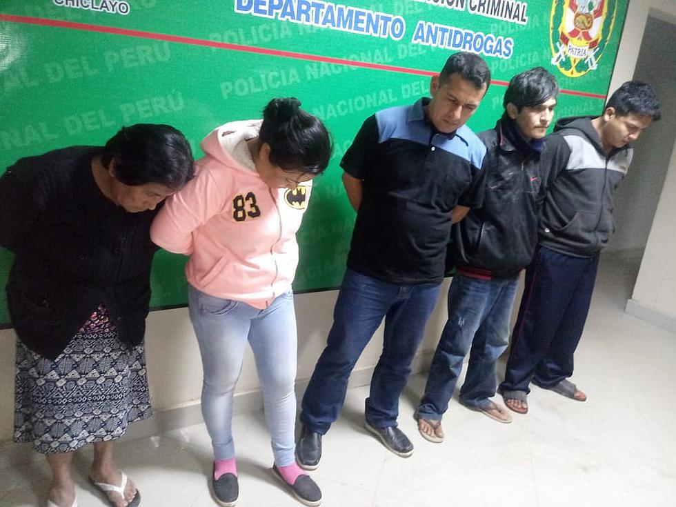 Desarticulan clan familiar dedicado a la venta de droga en el distrito de José Leonardo Ortiz