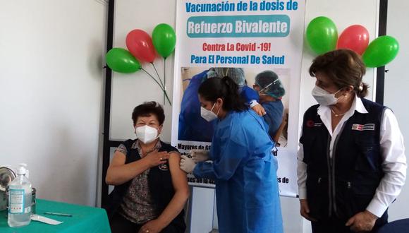 108 trabajadores que laboran en los centros de Salud de Cerro Colorado, Alto Libertad y el Centro de Salud Mental San Martín serán los primeros en recibir la vacuna. (Foto: GEC)