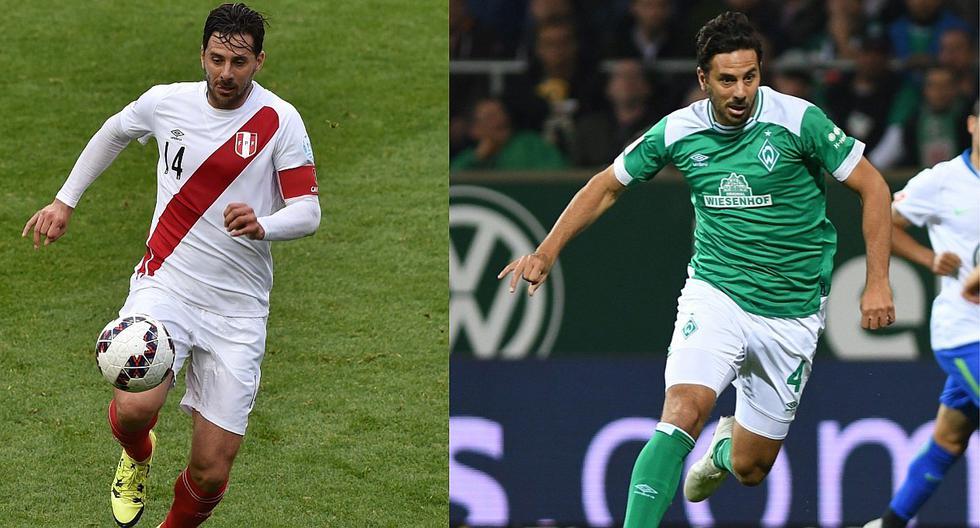 Claudio Pizarro celebra pase de la selección peruana a la final de la
