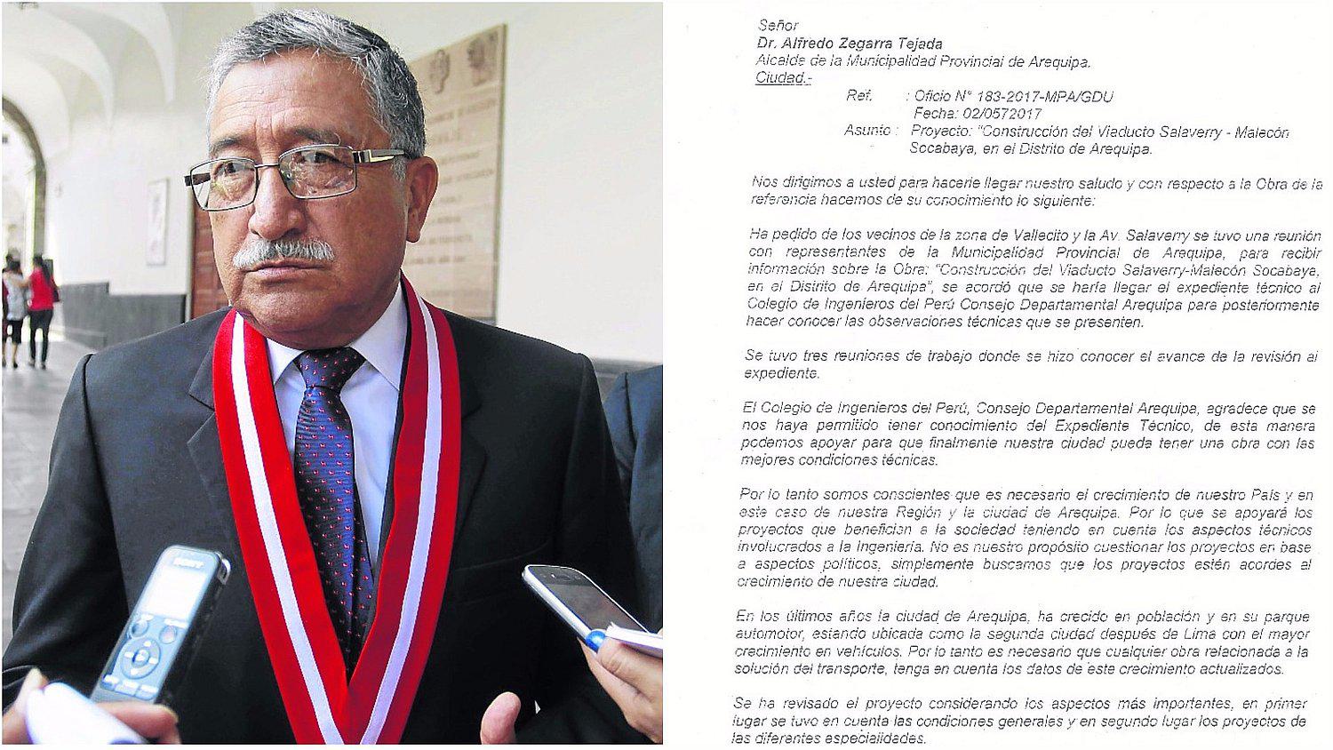 Colegio de Ingenieros advierte problemas en Viaducto Salaverry