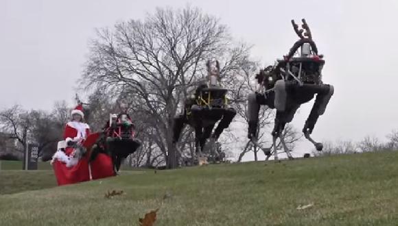 YouTube: Boston Dynamics estrena renos robóticos para la Navidad 