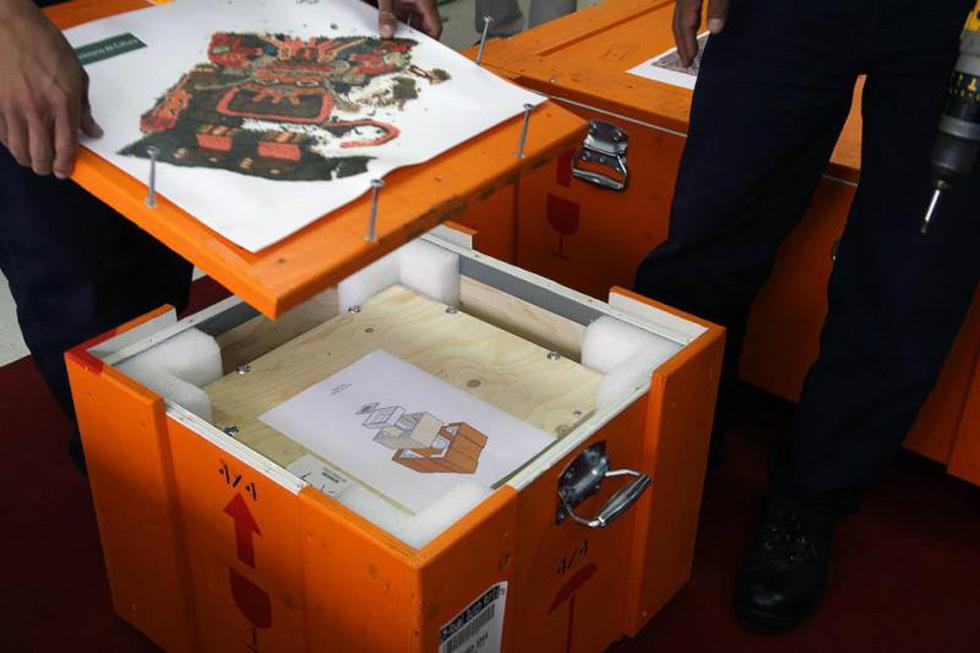 Los textiles Paracas fueron devueltos al Perú por Suecia (FOTOS)