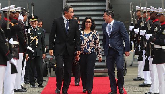 Presidente Martín Vizcarra llegó a Panamá para asunción de mando de Laurentino Cortizo