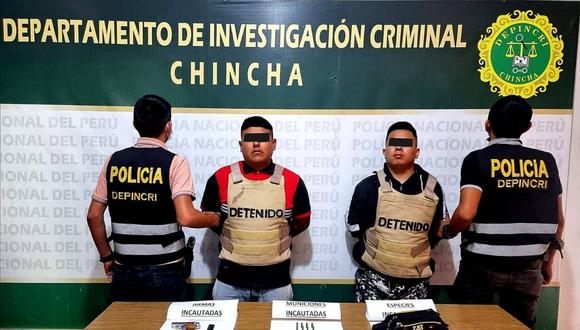 Chincha: Atrapan a presuntos integrantes de la banda dedicada al marcaje