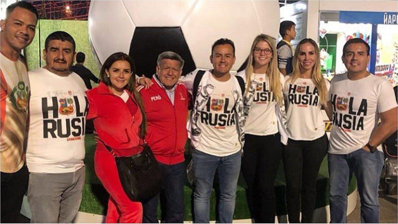 César Acuña y su familia también llegan a Rusia