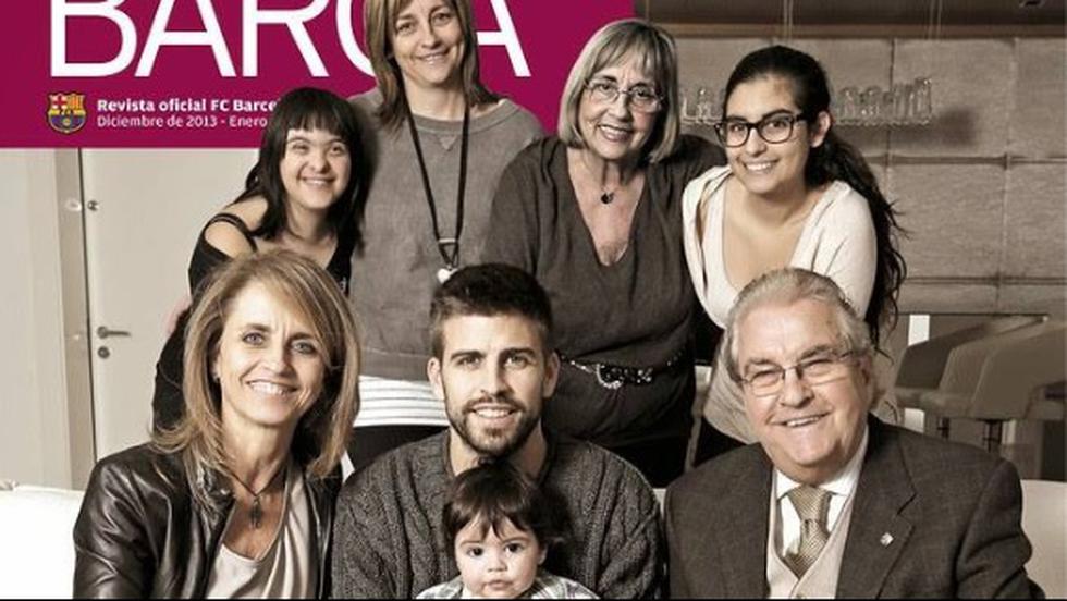 Gerard Piqué posó con su bebé para revista