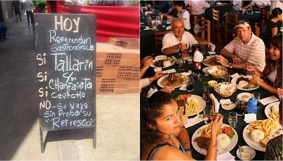 “Menú referéndum”: restaurante ofrece creativa carta a sus comensales (FOTO)