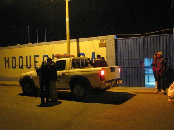 Detienen a dos sujetos por robo de la EPS Moquegua