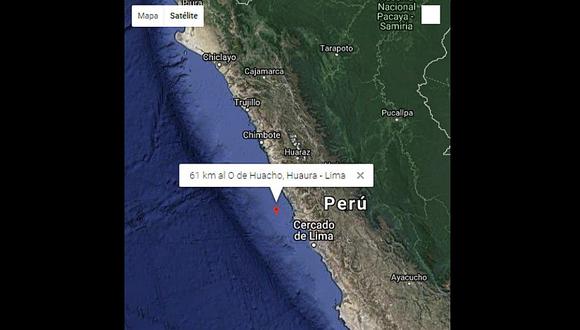 Temblor de 4.9 grados se registró en Lima