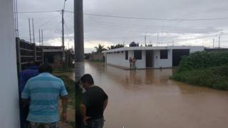 Piura: familia se salvó de ser arrastrada por corriente en Máncora tras inundación
