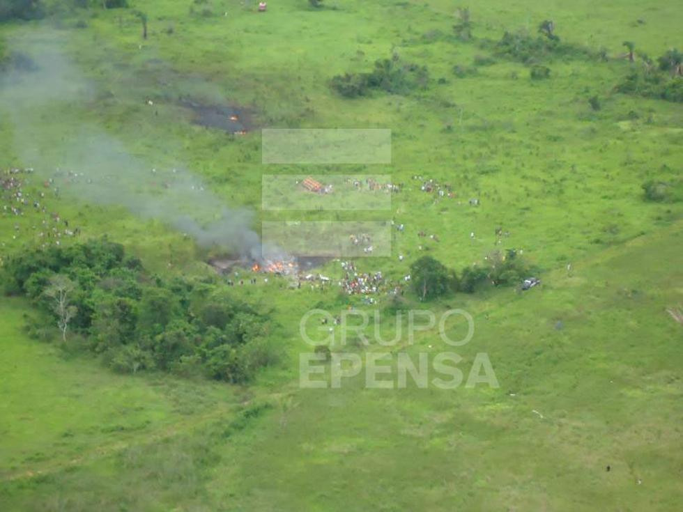 Explosión de helicóptero deja siete muertos en Pucallpa