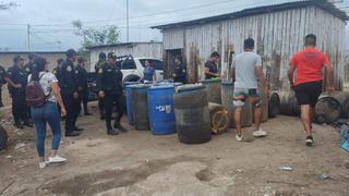 Tumbes: Incautan combustible de contrabando en un inmueble de Aguas Verdes