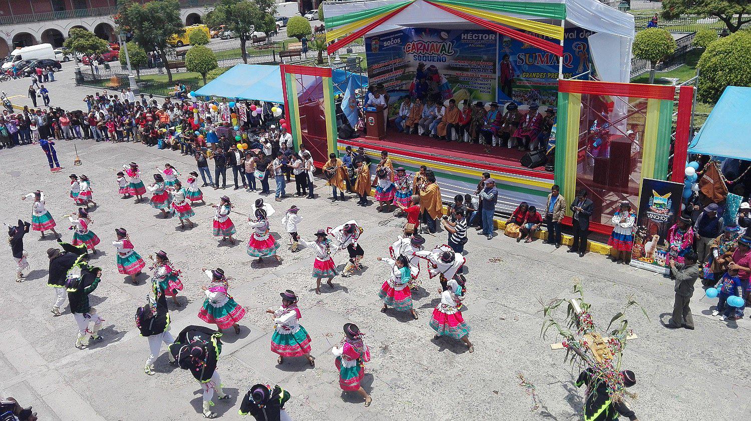 Vinchos y Socos presentan duelo de 'pulseo' por Carnavales 