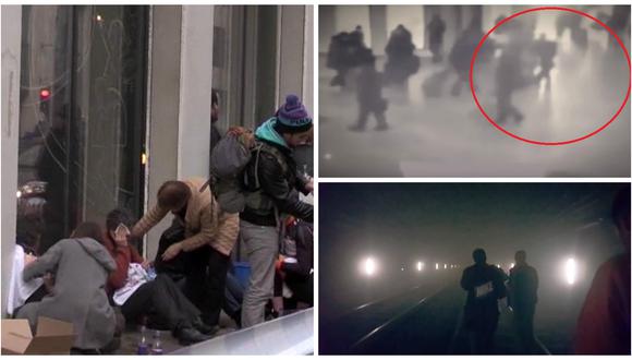 Atentados en Bélgica: Así fue una de las explosiones en aeropuerto de Bruselas (VIDEO)