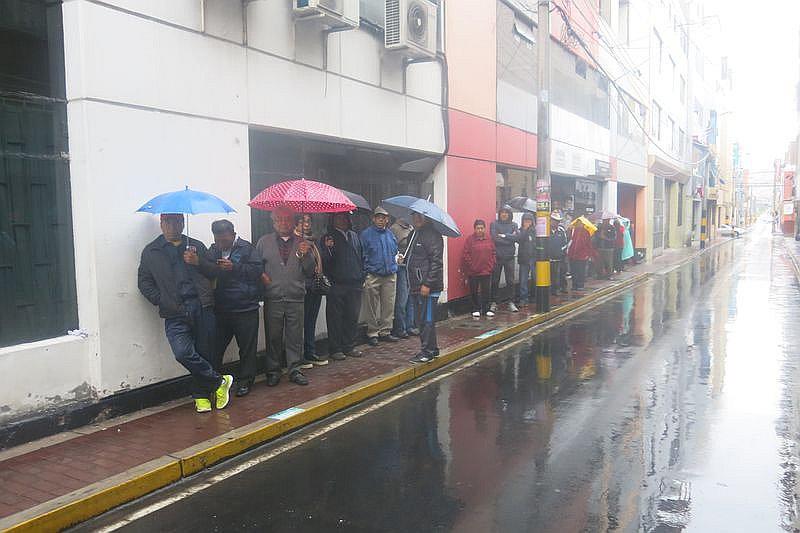 Reportan récord histórico de lluvias en Tacna