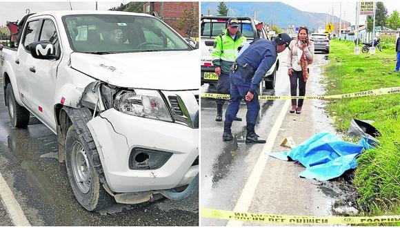 ​Atropellos en carretera Jauja-Huancayo dejan tres fallecidos en horas