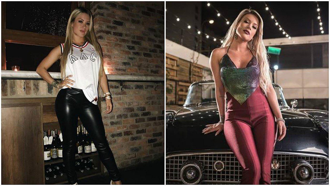 Leslie Shaw se luce en bikini mientras toma el sol en piscina (FOTO)