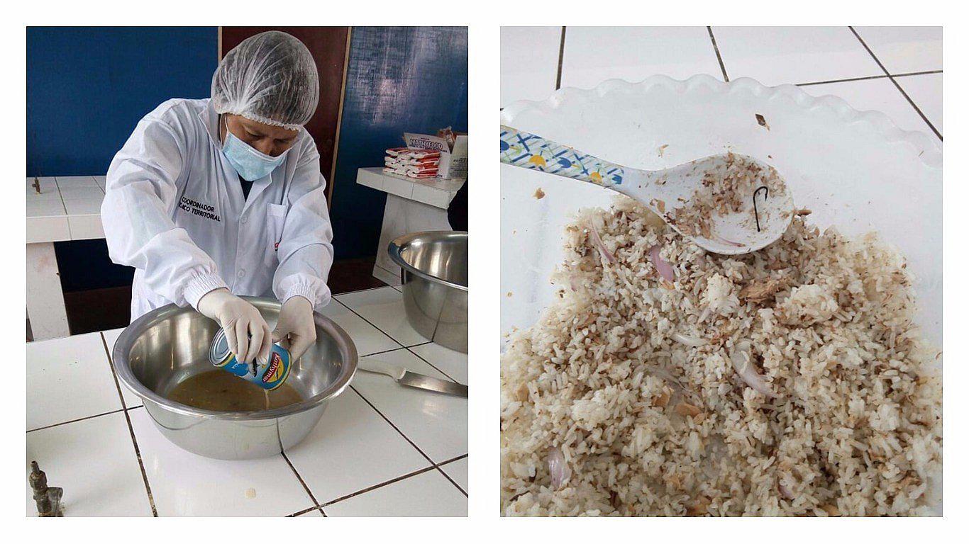 Hallan anzuelo oxidado en desayuno de Qali Warma