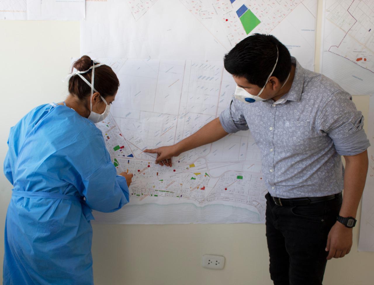Las encargadas del área de atención son Tania Orozco Vásquez, licenciada en enfermería y Yesenia Balsa Navarrete, técnica en enfermería. (Foto Municipalidad de Lurín)